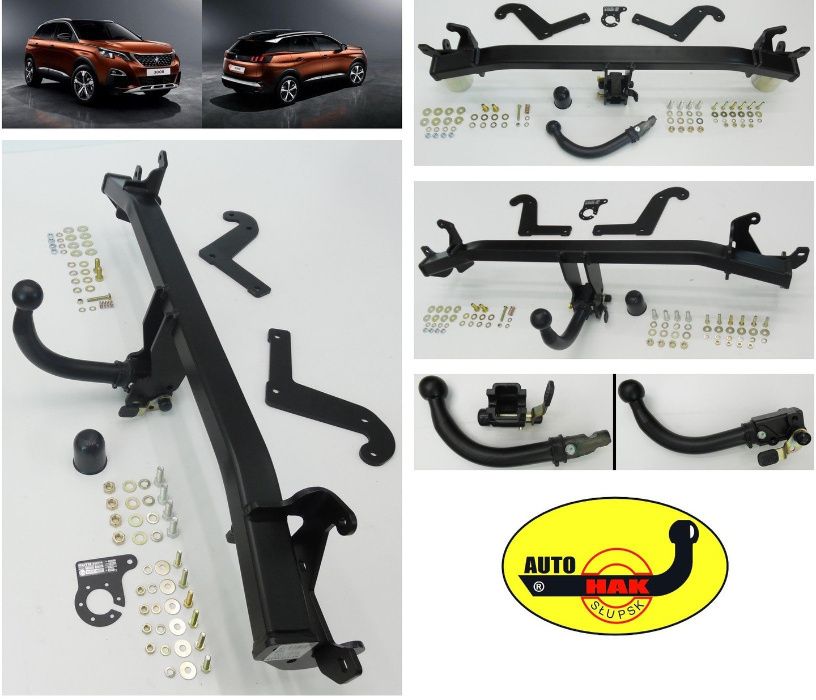 Słupsk Nowy Automat Wypinany Hak Holowniczy Peugeot 3008 2 II od2016