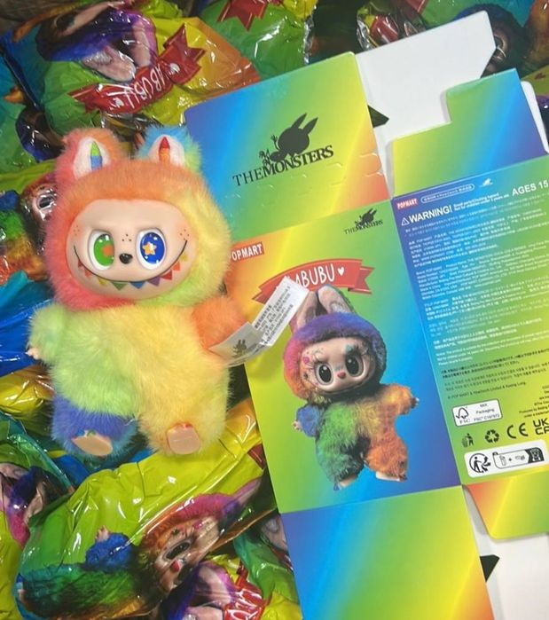 Лабубу 6 сезон брелок М'яка Іграшка Різнокольорові коробка сюрприз Опт