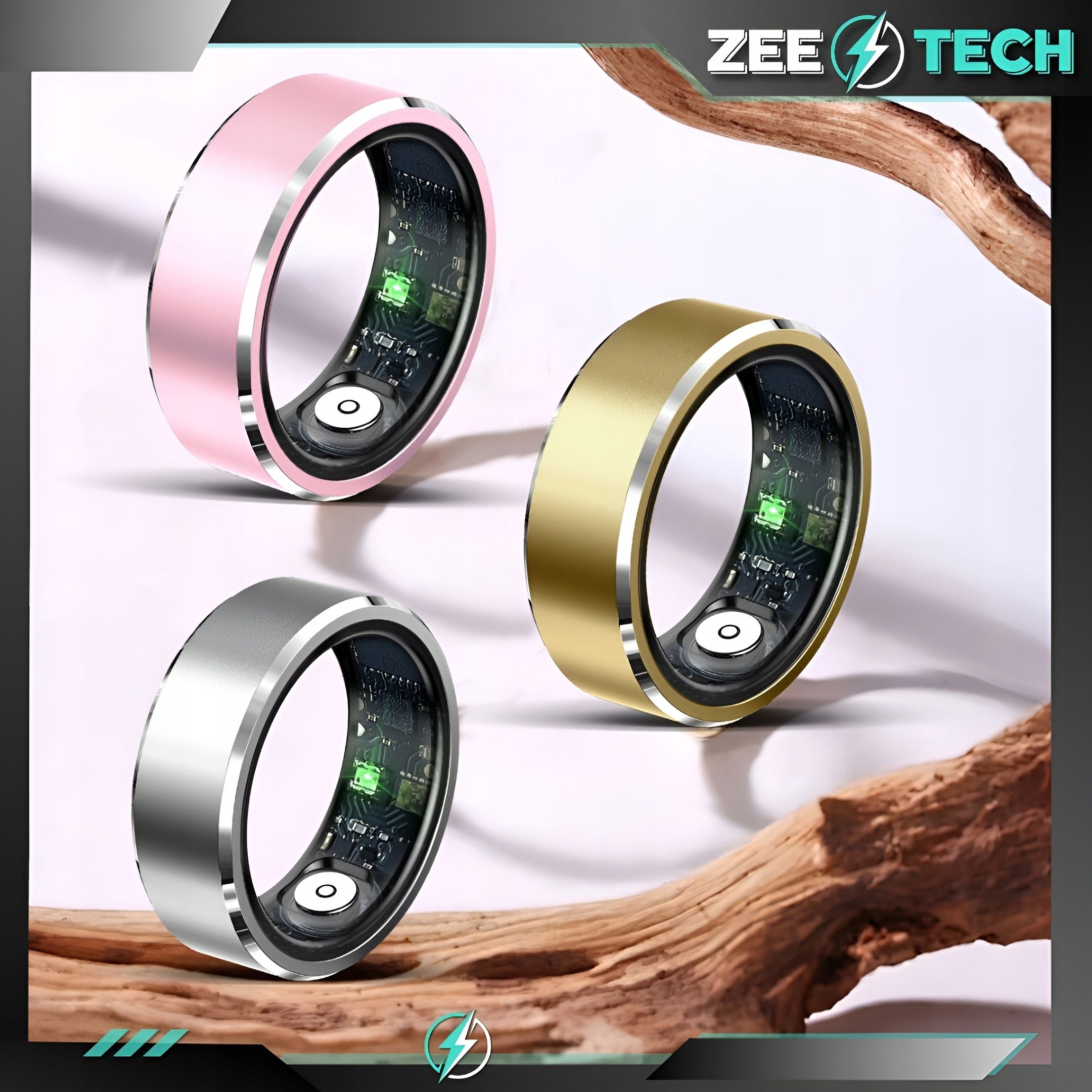 Smart Ring Inteligentny Pierścionek Tętno Sen Rozmiar 27 Smartring