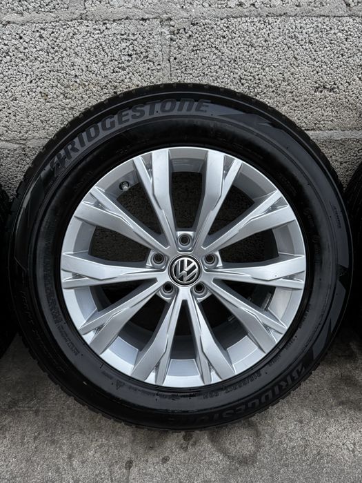 Oryginalne Koła Zimowe R17 5x112 VW Tiguan II kodiaq Opony 215/65/17