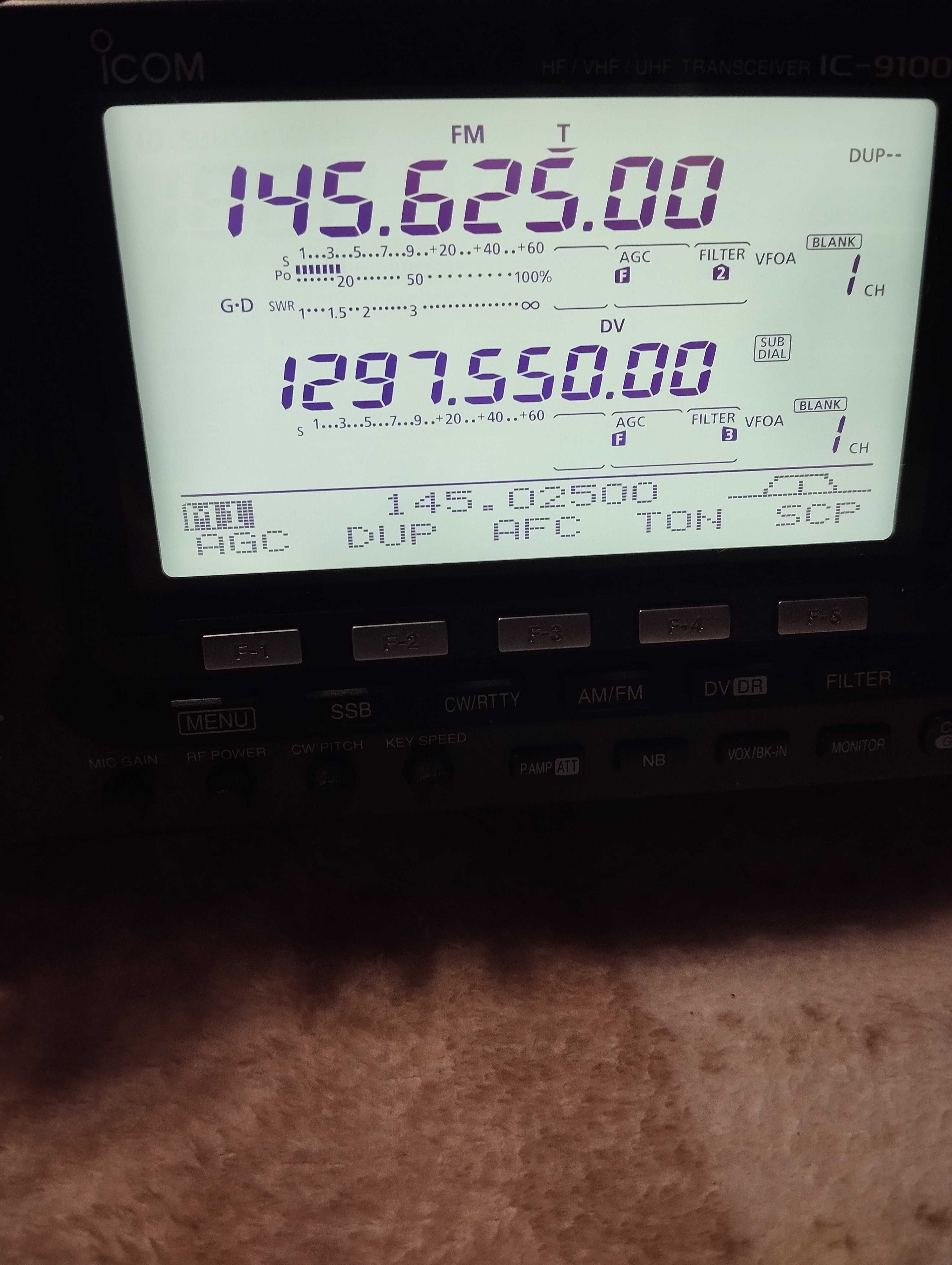 ICOM IC 9100 D-STAR, 23cm, DSP