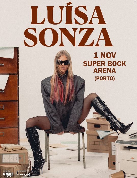 2 Bilhetes Luísa Sonza Porto