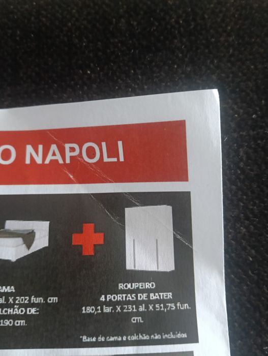 Roupeiro novo em caixa