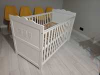 Łóżko łóżeczko dla dziecka 2w1 Marsell z materacem 140x70