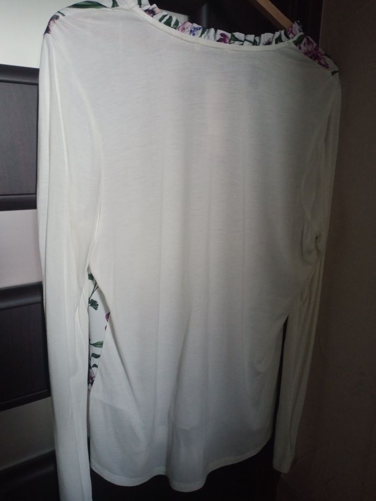 Elegancka bluzka z motywem kwiatowym wiskoza Orsay rozm. XL