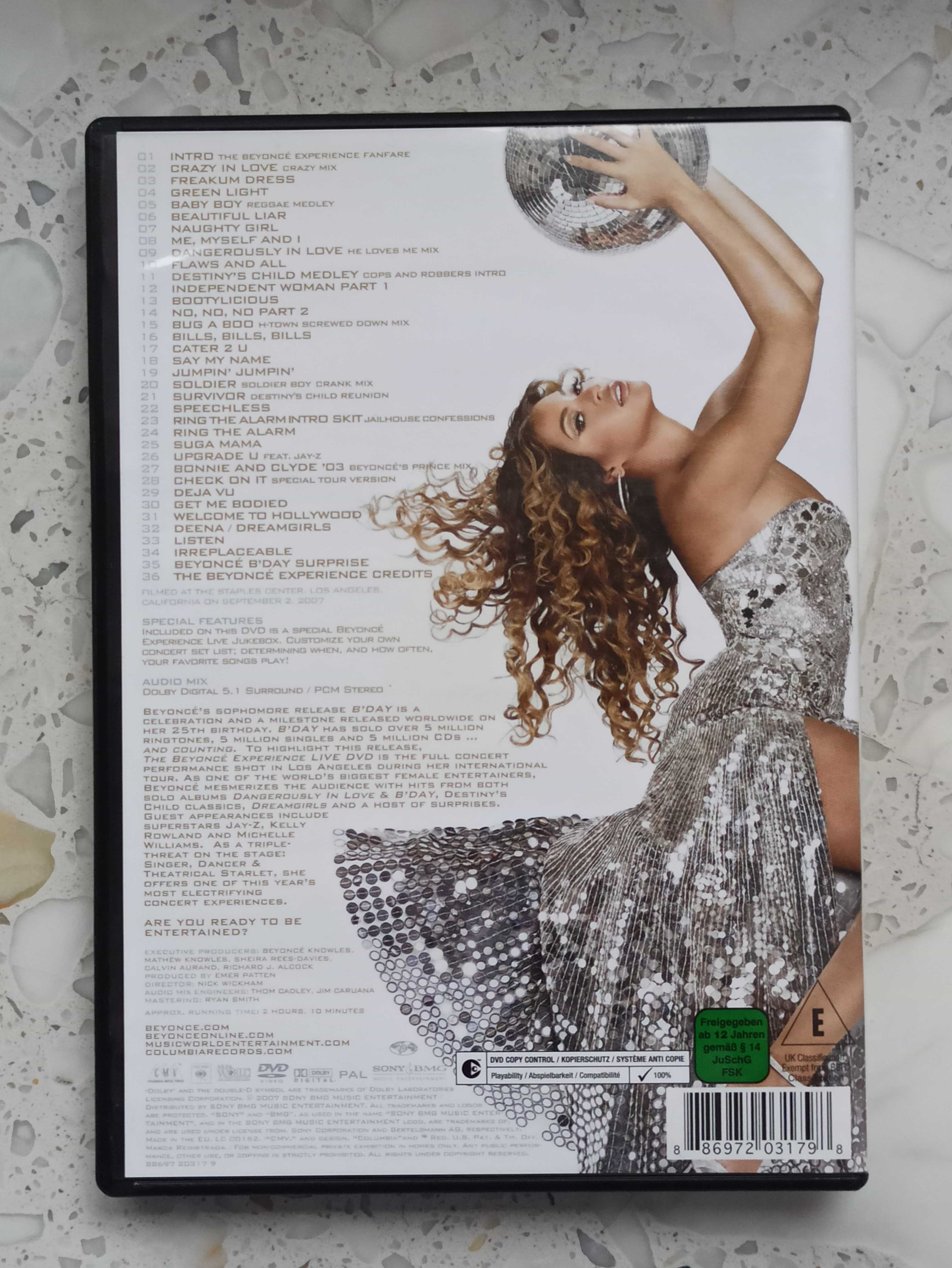 BEYONCE "The Beyoncé Experience LIVE" (DVD) Los Angeles 2007