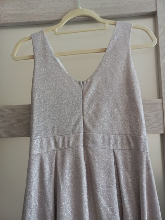 Sukienka długa brokatowa