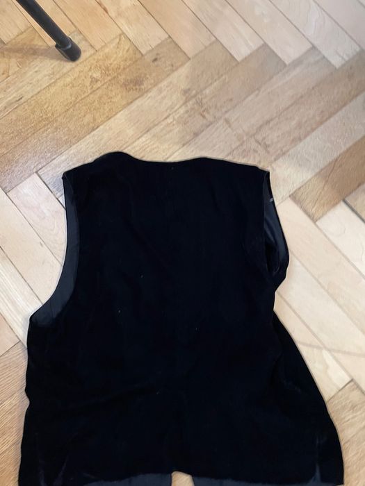 велюрова безрукавка кофта Zara жилетка  чорна светр безрукавка