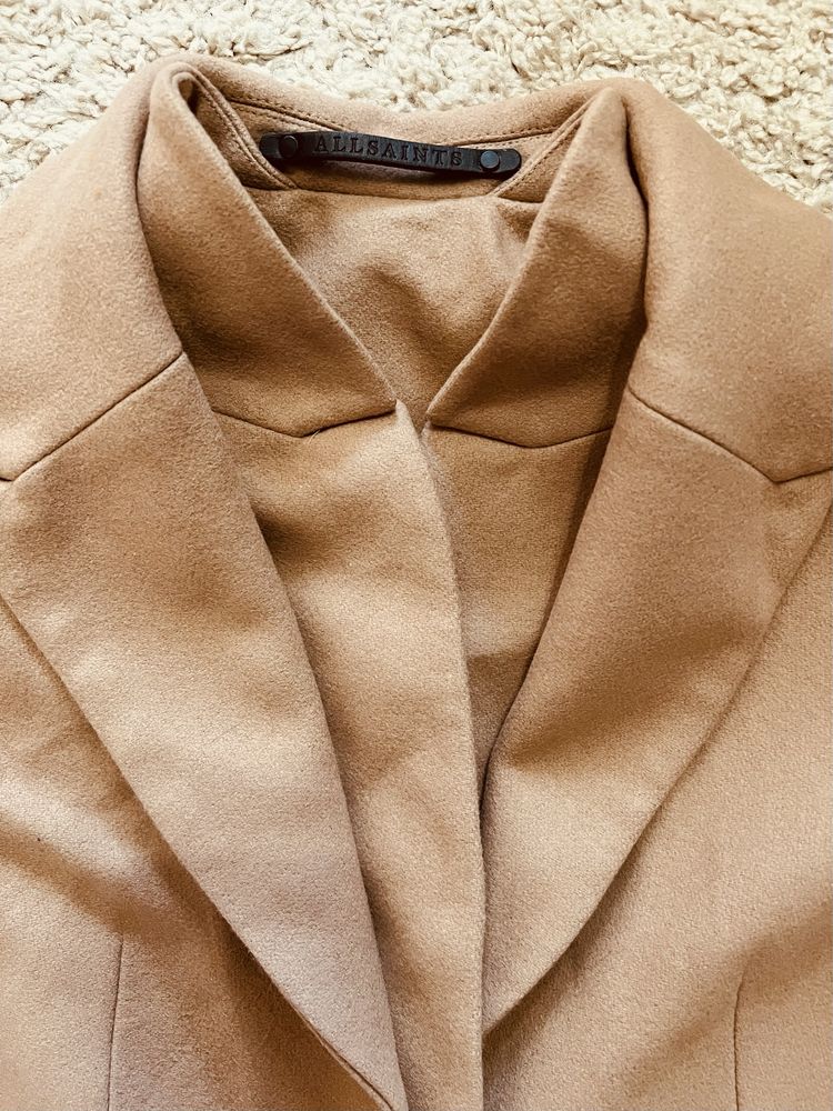 Пальто Allsaints оригинал бренд шерсть, кашемир размер S,М