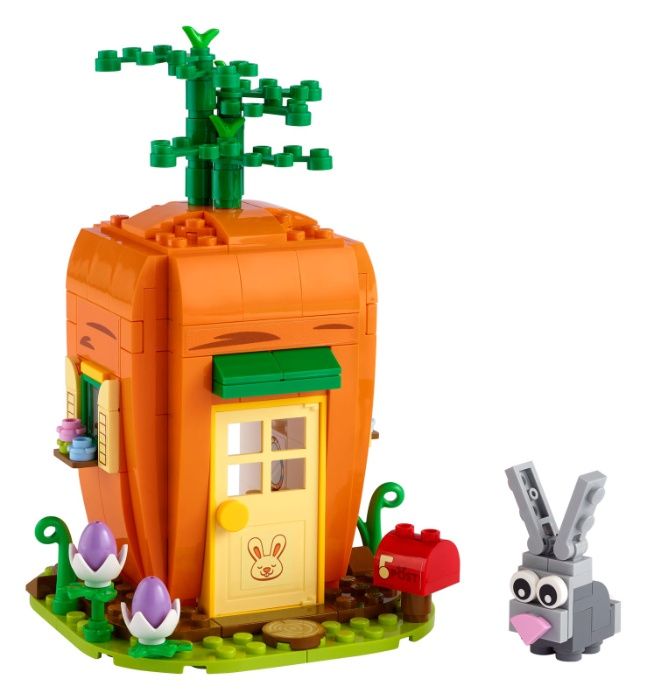 LEGO 40449 Okolicznościowe - Marchewkowy domek zajączka wielkanocnego