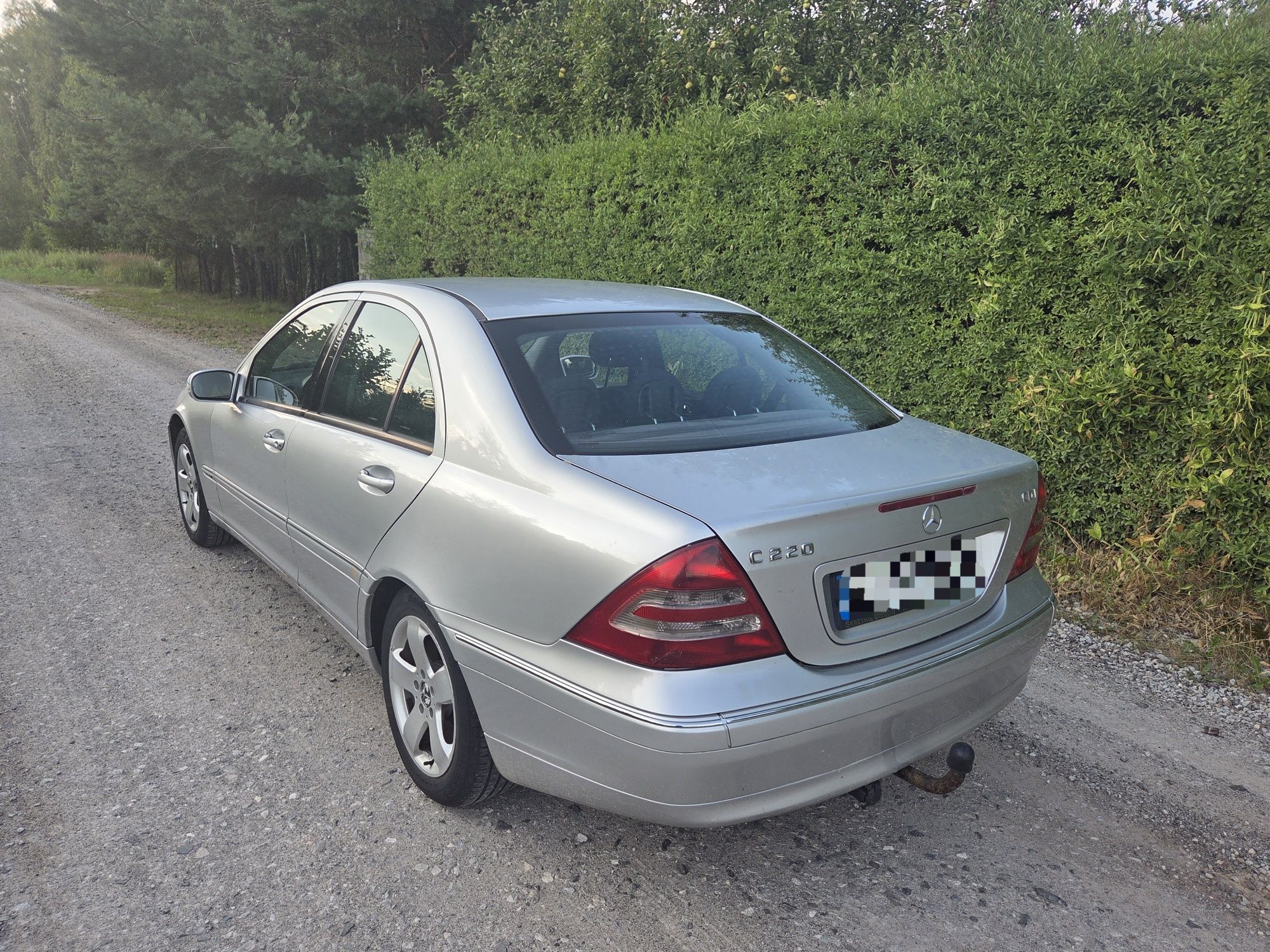 Mercedes C klasa 220d W203 2.2 diesel 150KM  alufelgi, przebieg 250tys
