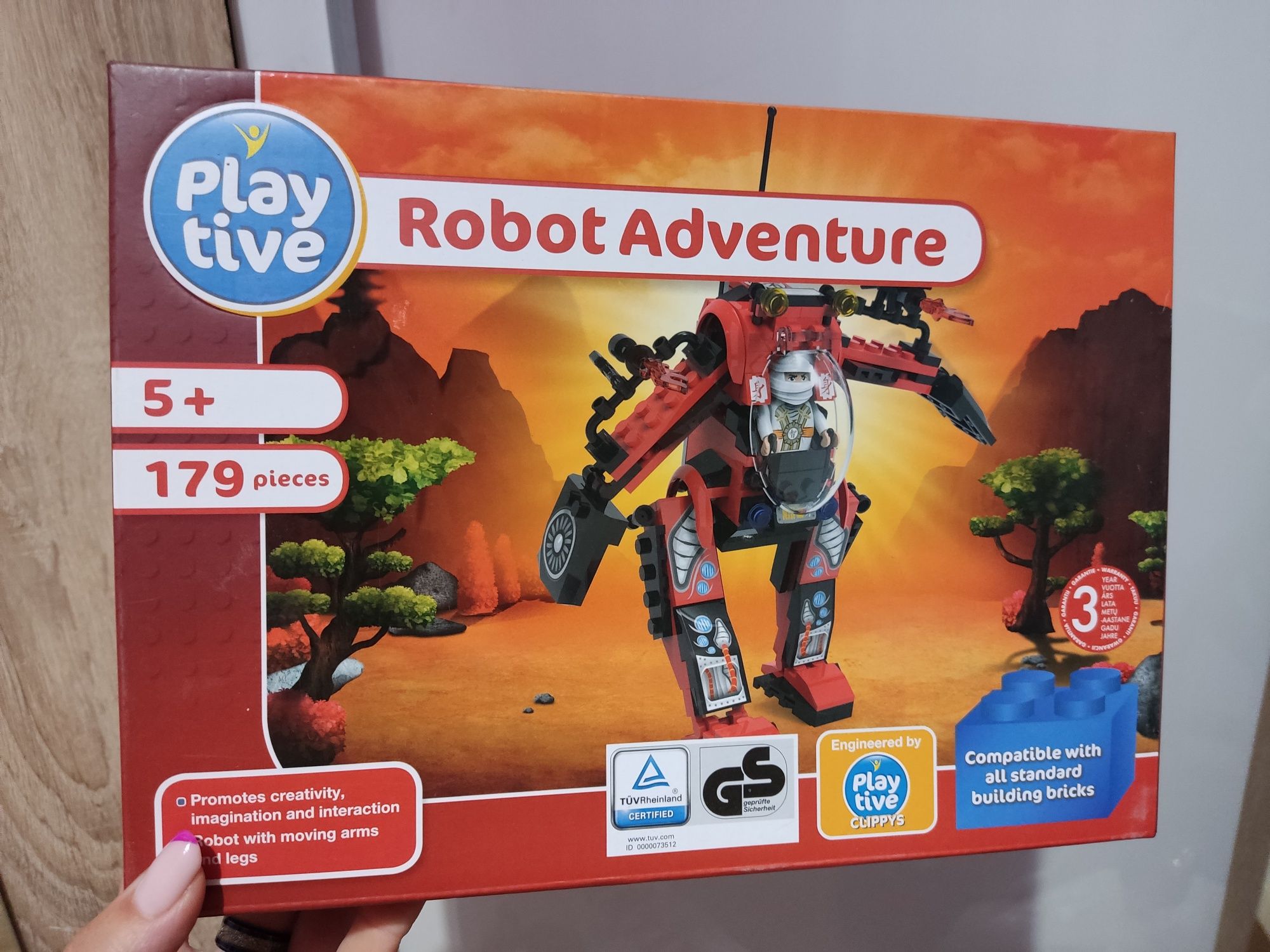 Klocki Play tive robot adventure 179