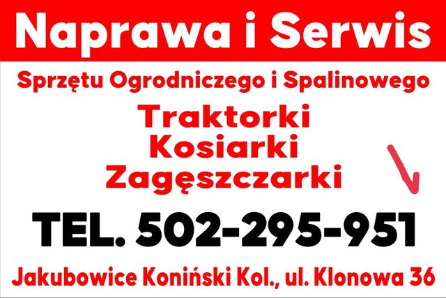 kosiarka traktorek serwis naprawa