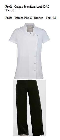 Farda - Calça e Túnica da Proft    Novos - tecido muito confortável