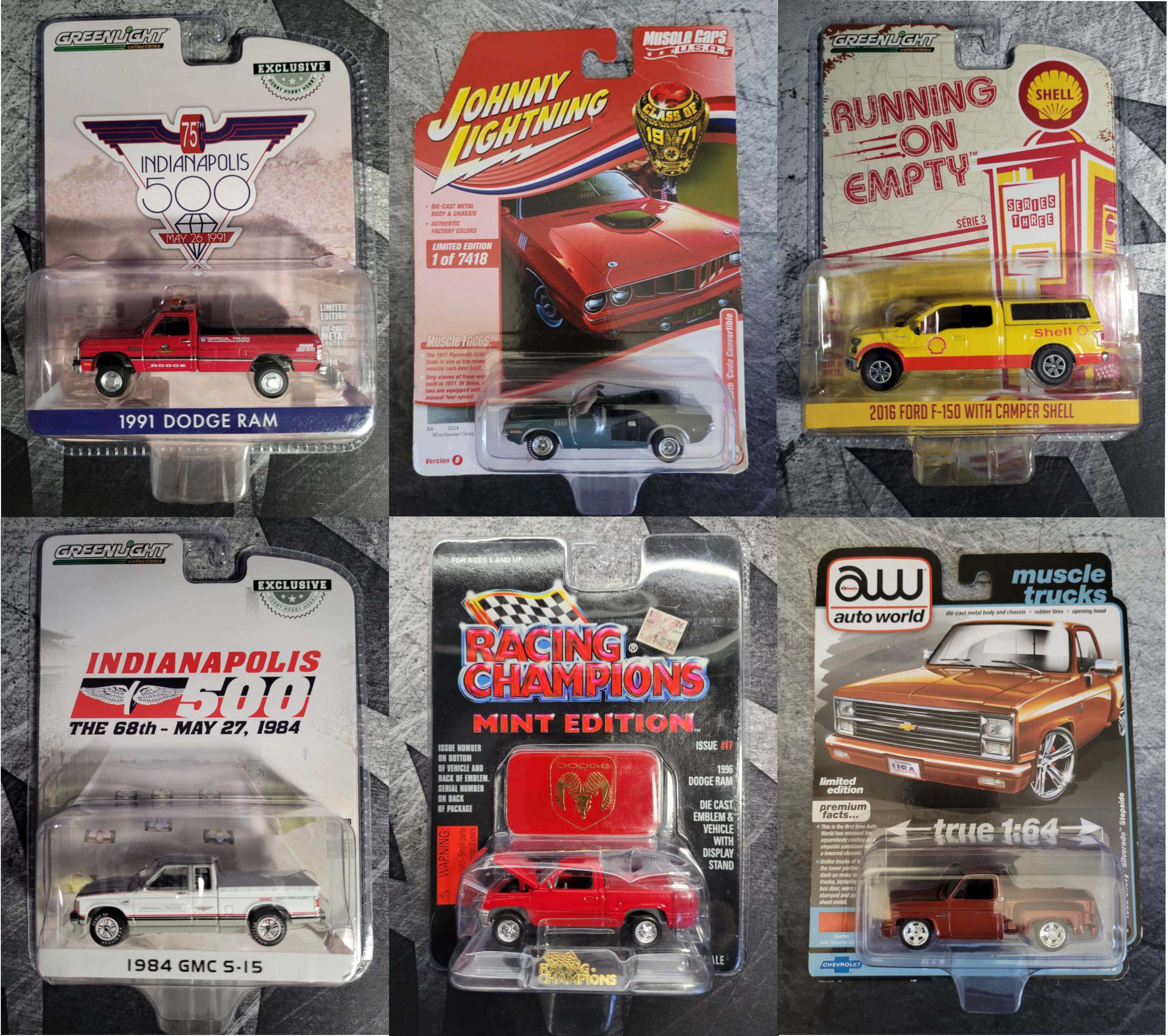 Моделі Greenlight, M2, Johnny Lightning, Hot Wheels та інші