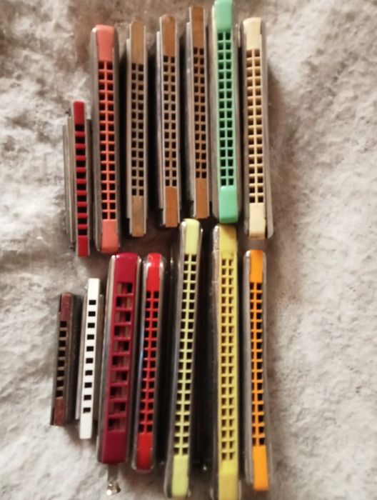 Stara Harmonijka ustna harmonijki ustne kolekcja PRL i inne. Sygnowane