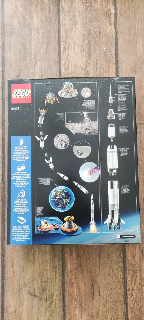 LEGO Rakieta Apollo Saturn V 92176, nowy zestaw