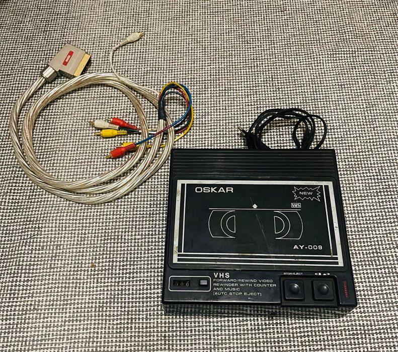 Rebobinador de Cassetes VHS Oskar AY-009