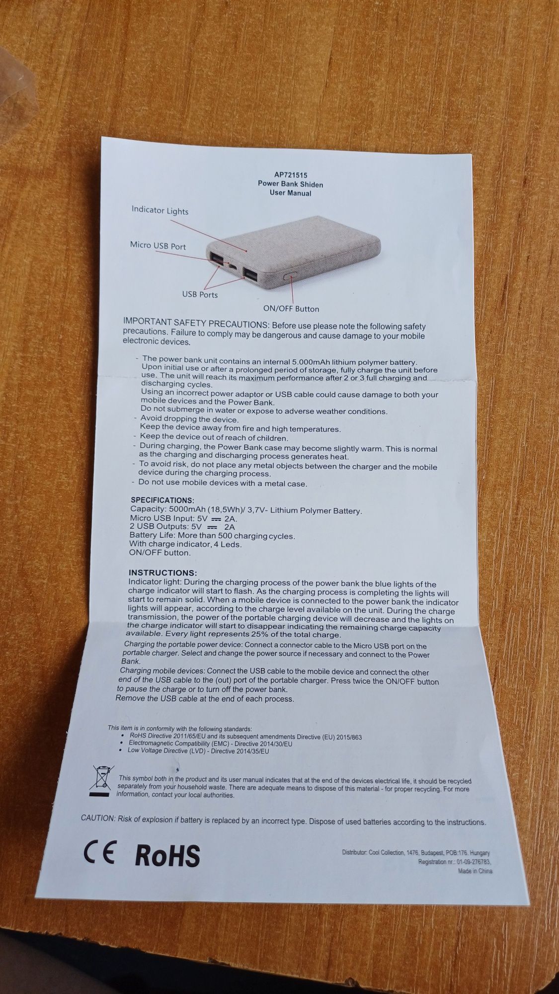 Powerbank 5000mAh