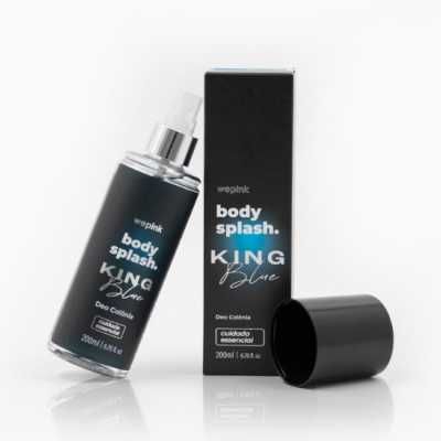 Body Splash King Blue Colônia  (MAN) – Wepink - Produto Brasileiro