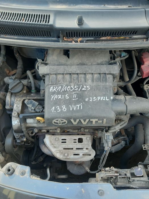 Silnik Goły Słupek Toyota Yaris Ii 1.3 Vvti 2S-P72L