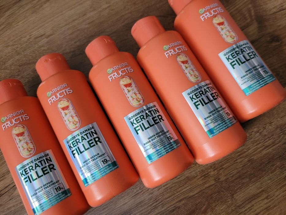 Zestaw Garnier Fructis Goodbye Damage Keratin Filler kuracja odbudowuj
