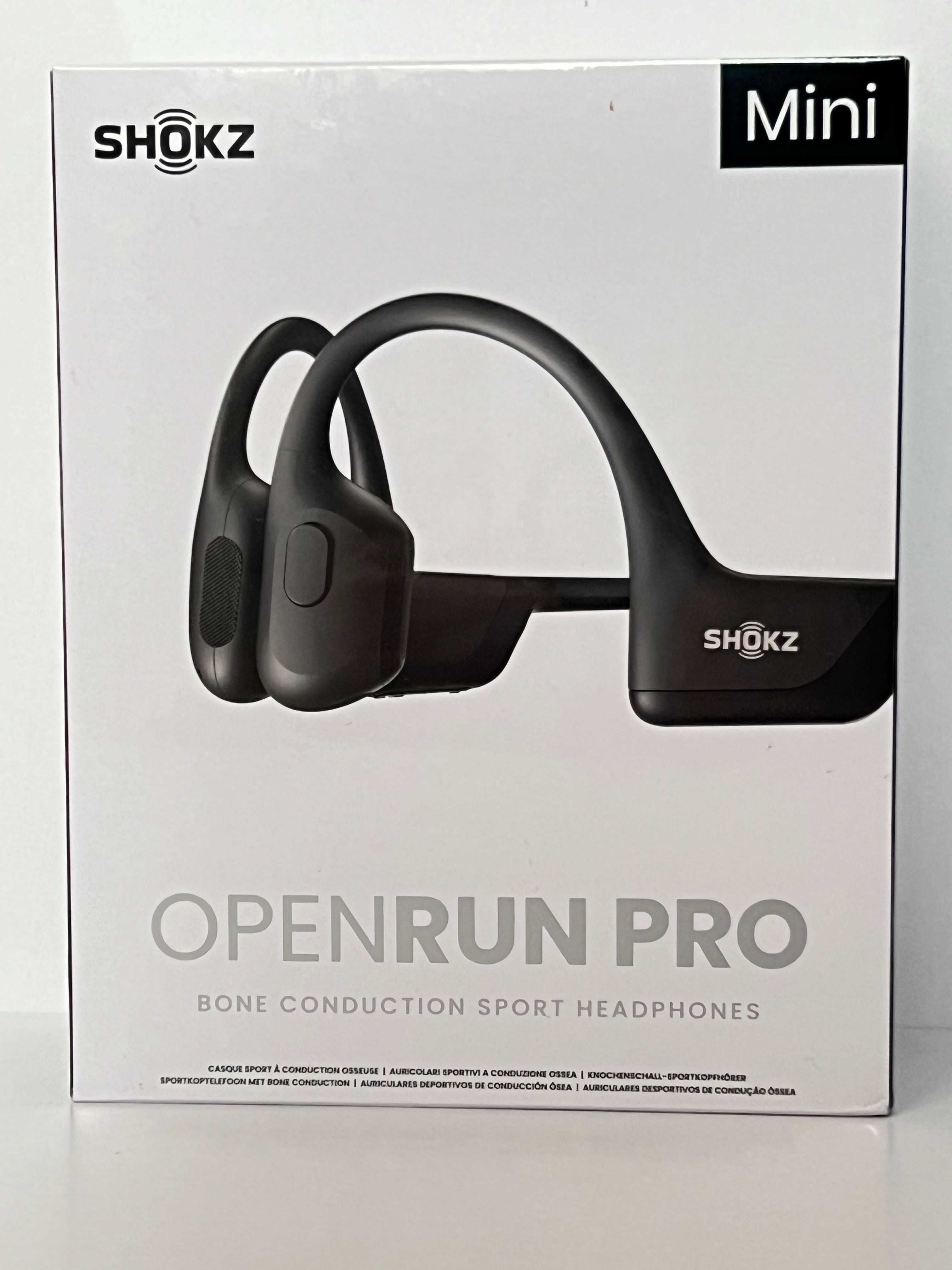 Костные наушники Shokz OPENRUN PRO+mini Black&Beige кісткові навушники