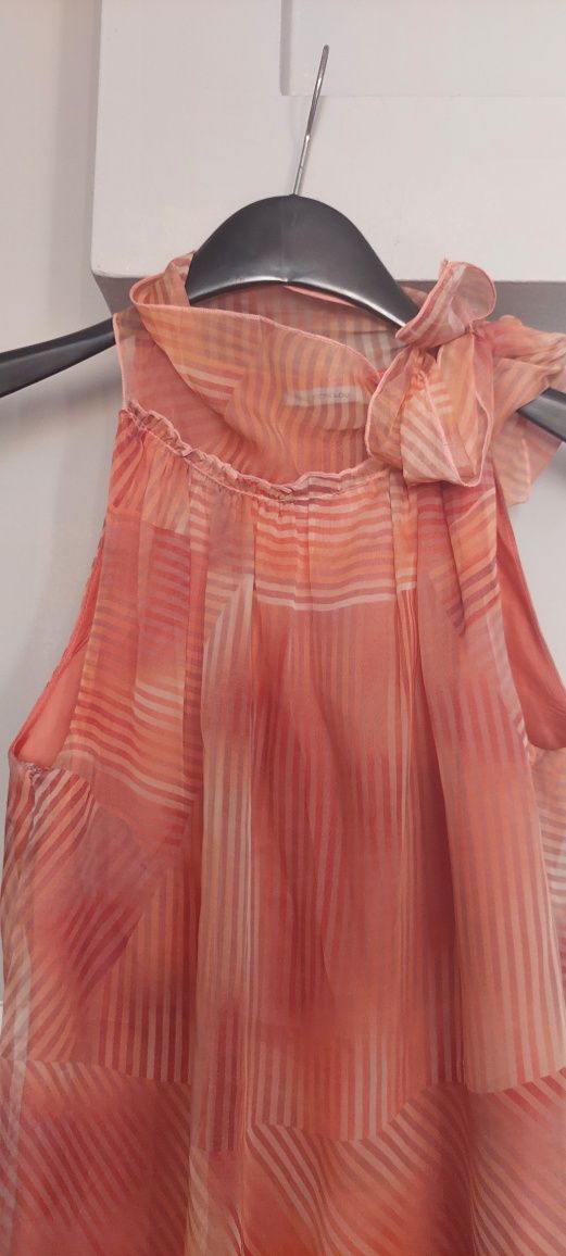 Łososiowa sukienka Ette lou rozmiar 36