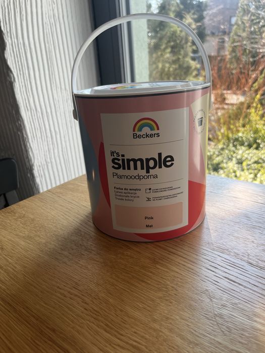farba beckers simple pink