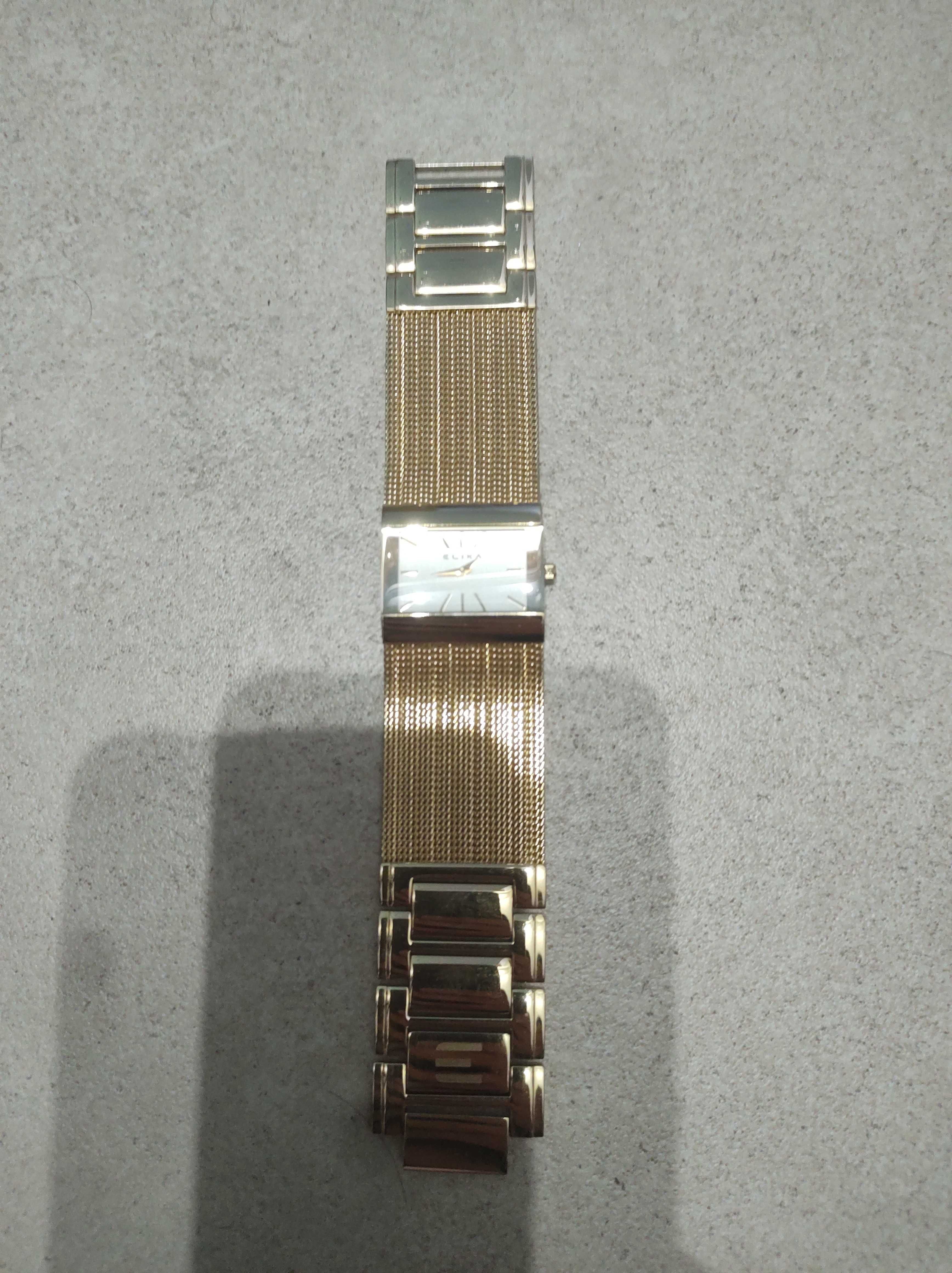 Elixa Apart exkluzywny zegarek bransoletka złoty