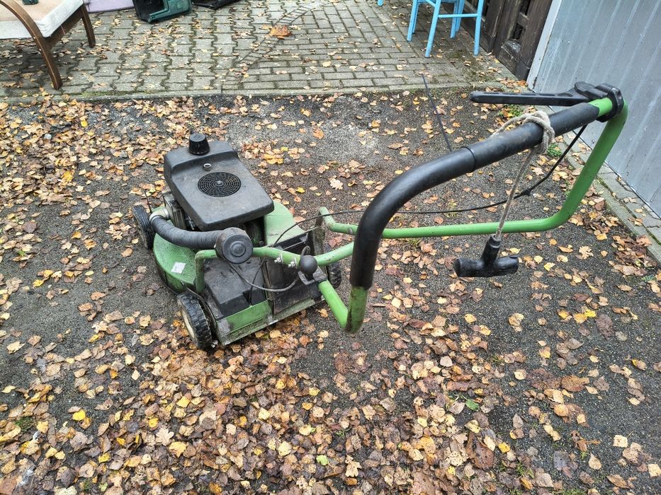 Kosiarka karczownika Sabo 6 k.mech silnik sachs niemiecka aluminium