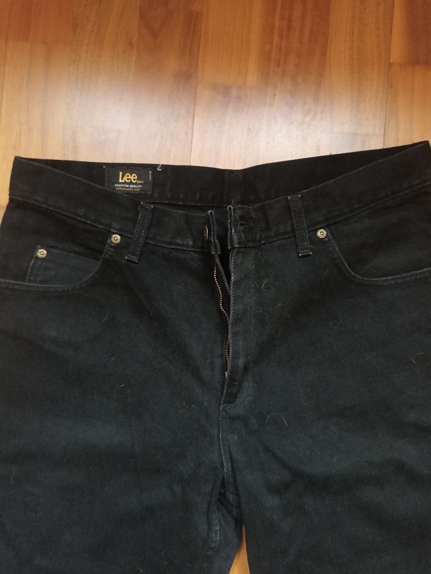 Spodnie jeans Lee Brooklyn czarne