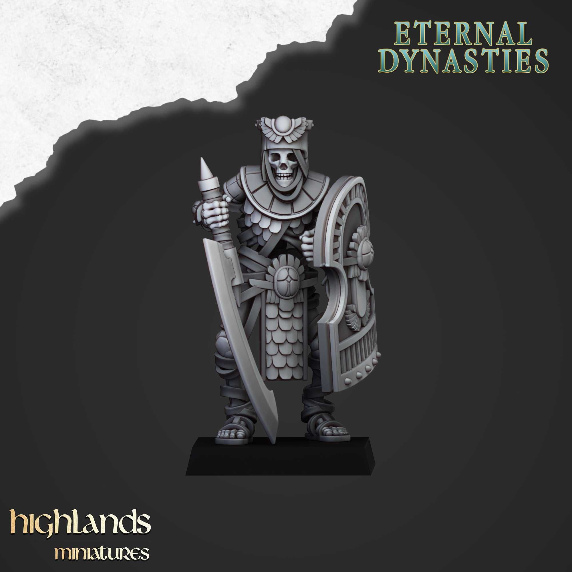 Ancient Guard with Halberds - WFB ToW AoS - Highlands x10