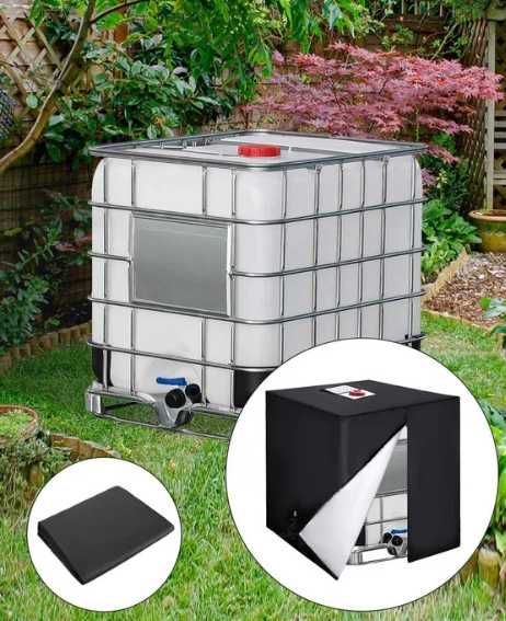 Pokrowiec Całoroczny na zbiornik MAUZER IBC 1000L Oxford wodoodporny