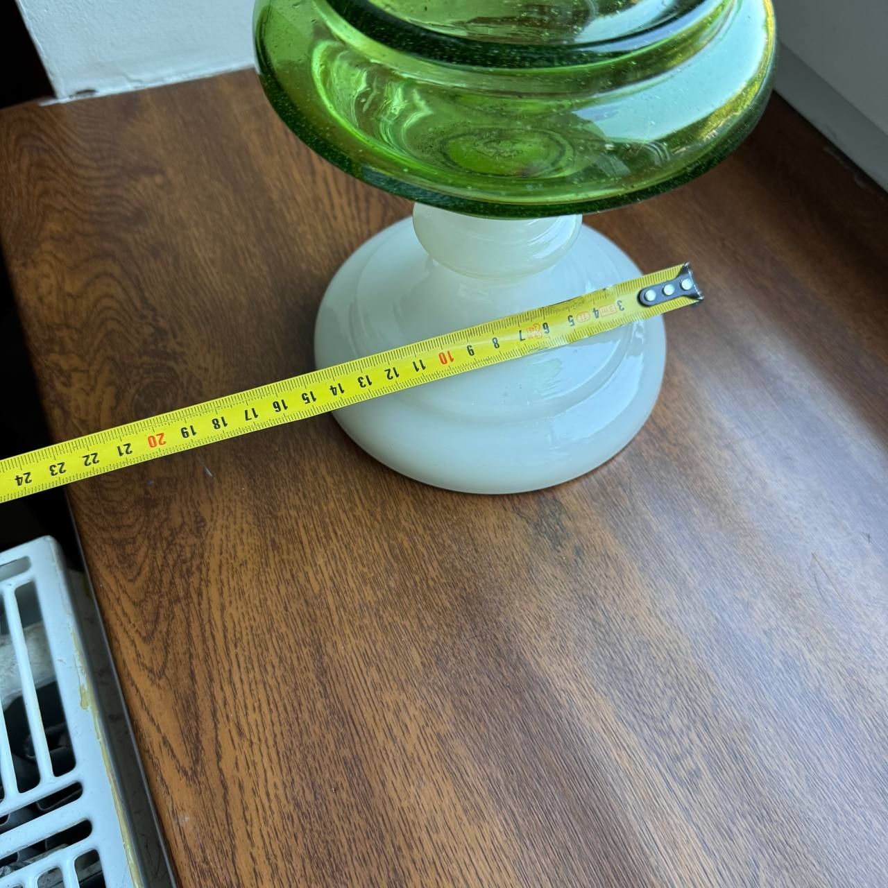 Lampa naftowa Szklana PKP XIX pocz XX wieku
