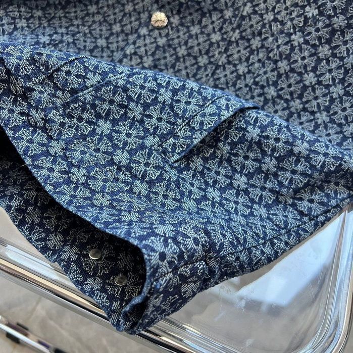 Жакет-сорочка джинс