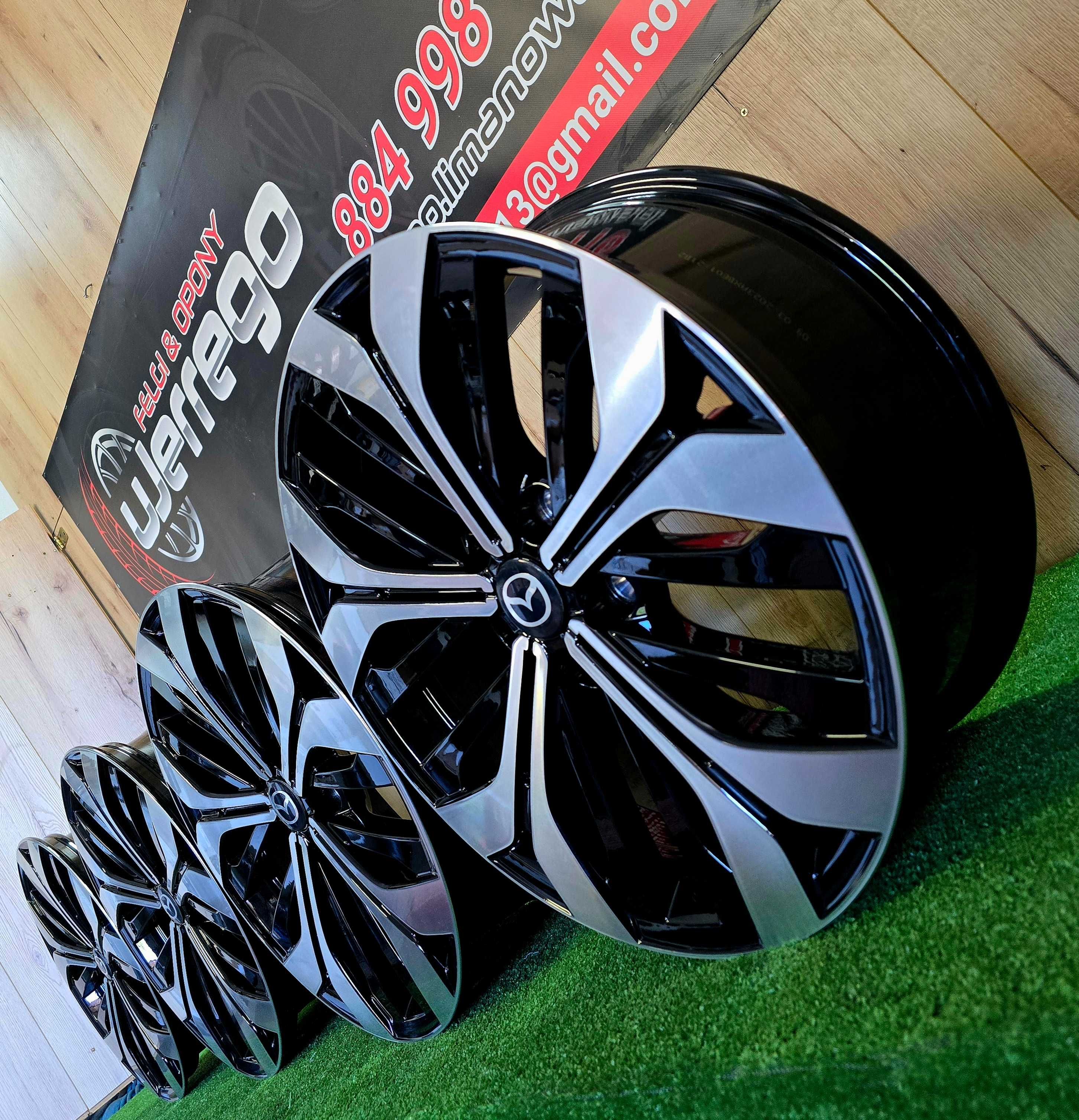 NOWE ALUFELGI MAZDA 18x5x114,3 - Mazda 3 5 6 Cx3 Cx5 Cx60