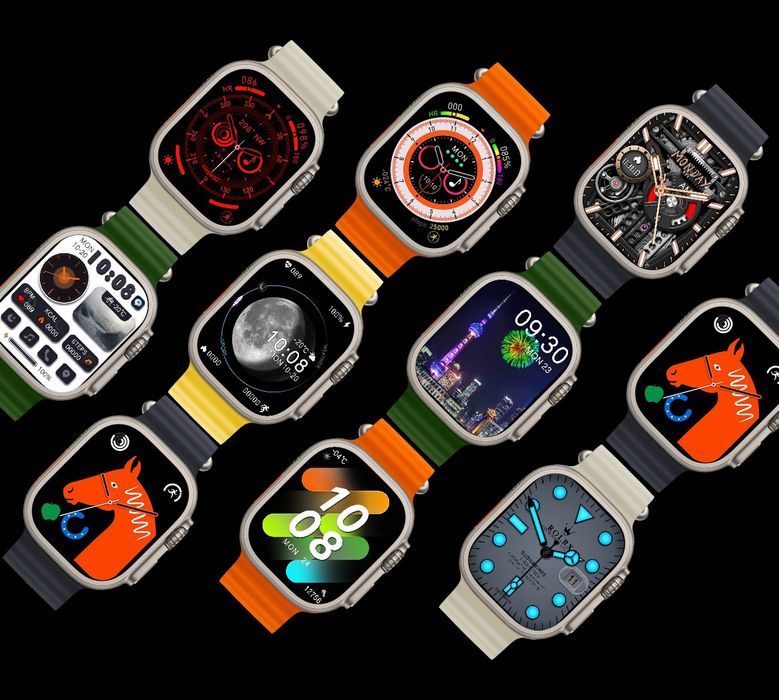 Smartwatch Hk10 Ultra 3 5Gen, Pełny Komplet +Gratisy