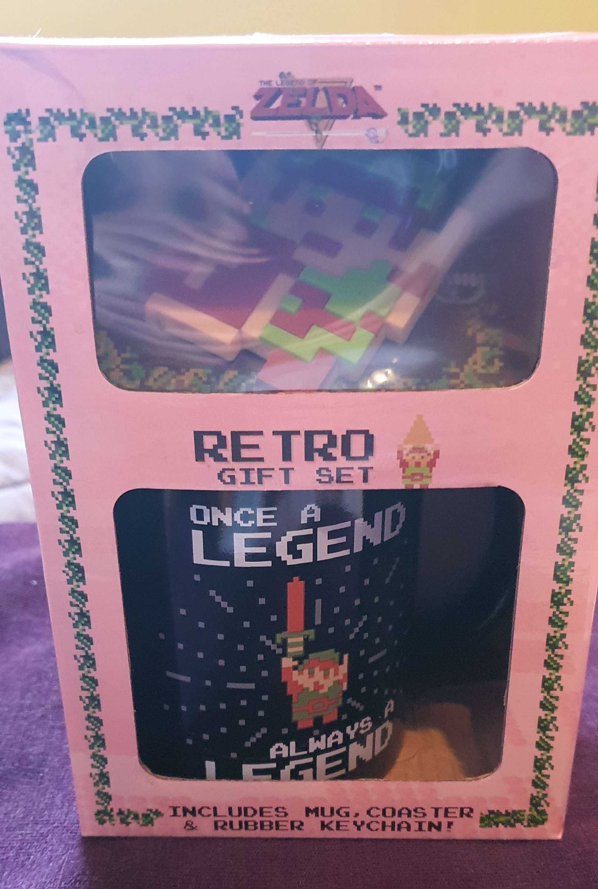 The Legend Of Zelda Retro Gift Set kubek, podstawka i brelok