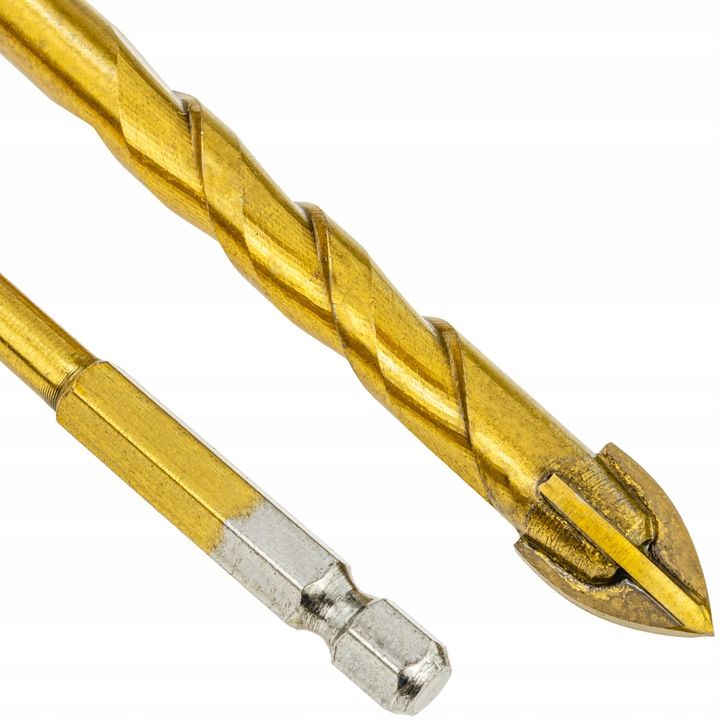 Wiertła Do Szkła Płytek Ceramiki Gresu Wiertło 3-12mm 7 Szt Hex 1/4" P