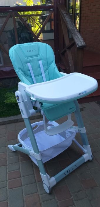 Стул для кормления MIOBABY SOUL мятный