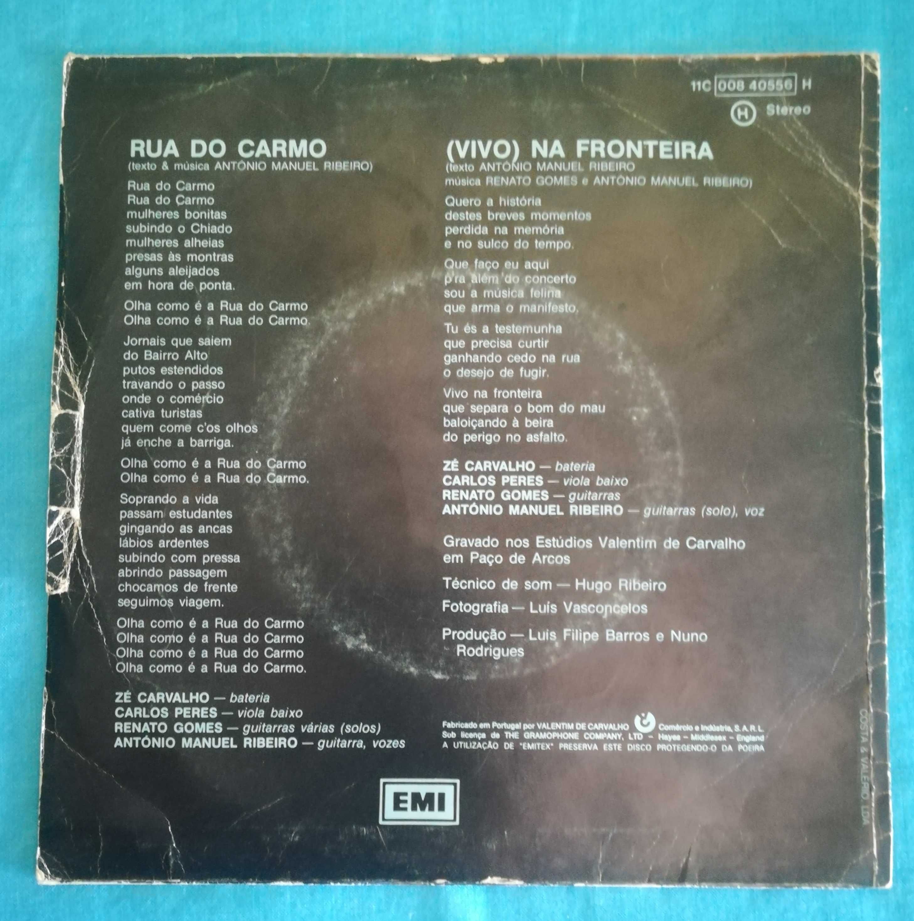 Disco vinyl single 45 rpm dos UHF