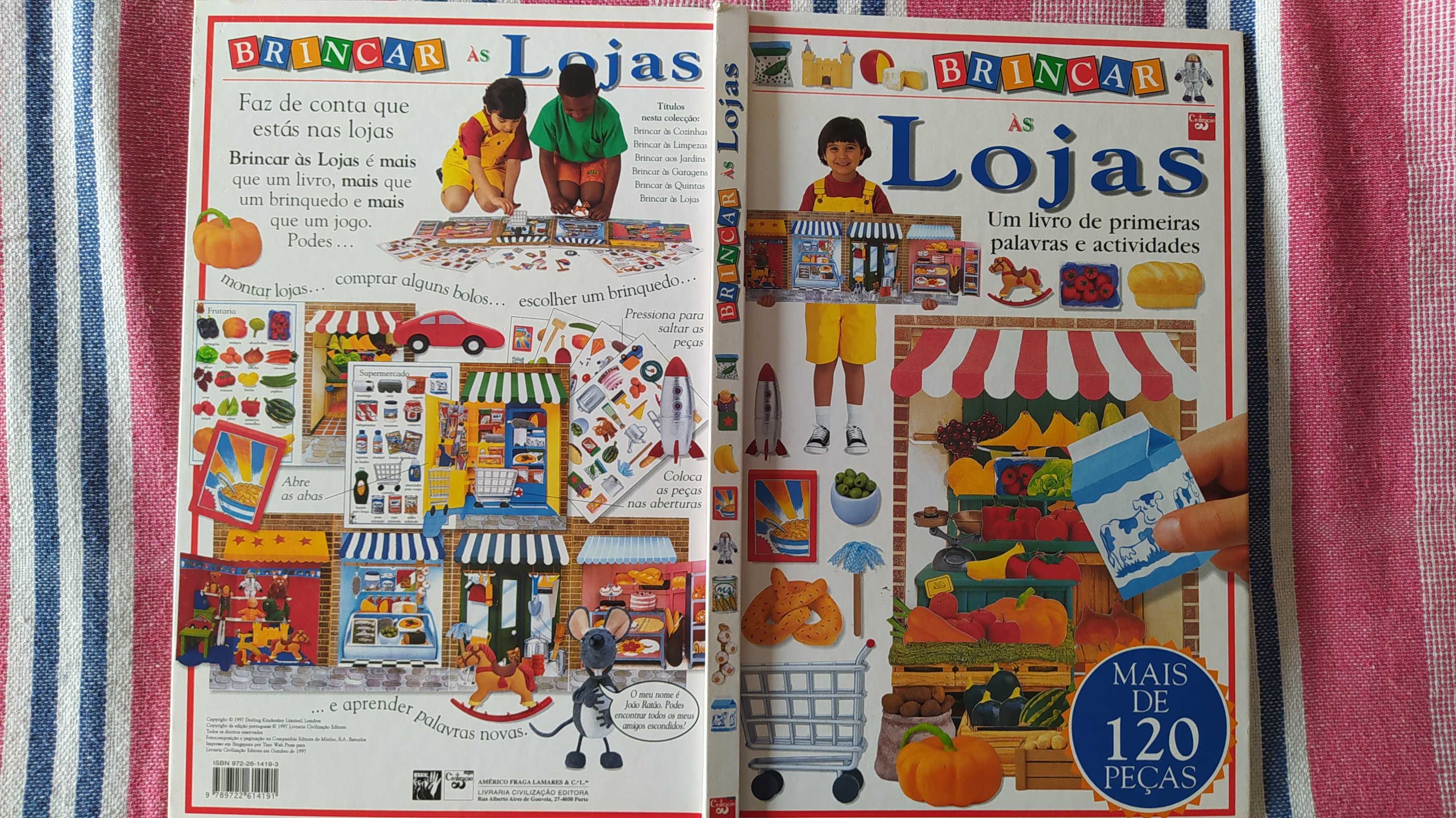 Livro infantil - loja com figuras