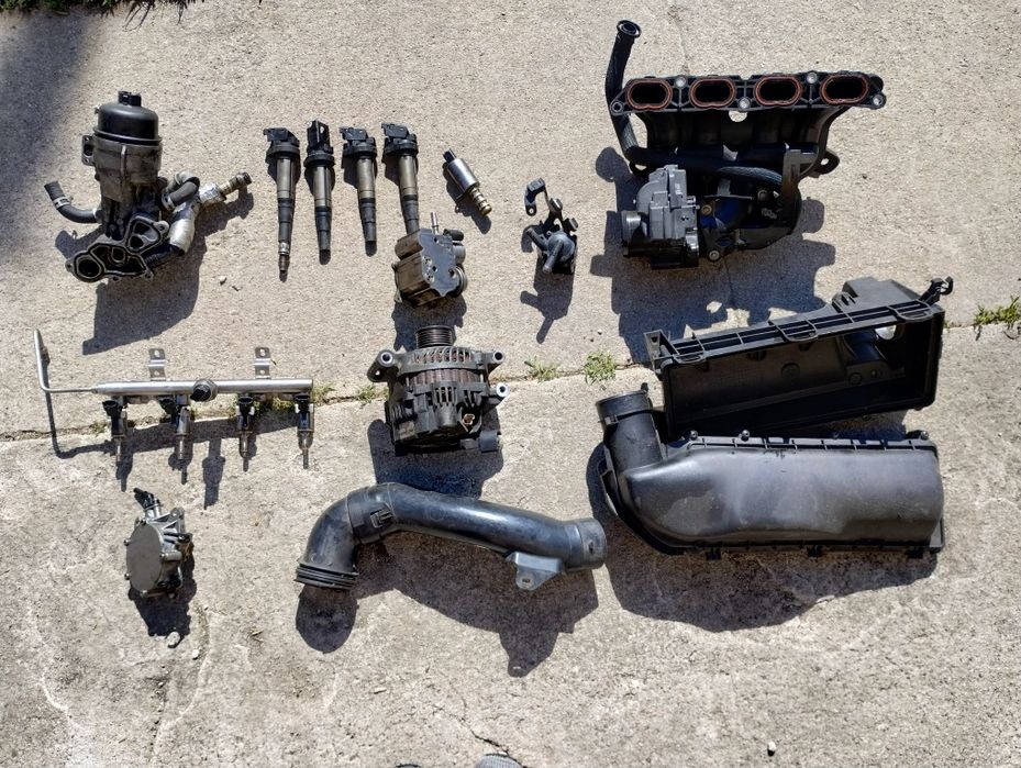 Peugeot 1.6 THP   wtryski cewka  alternator  korektor