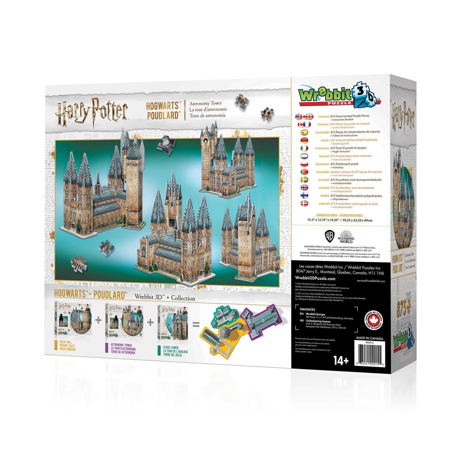 3D ПАЗЛ "Harry Potter - HOGWARTS Astronomy Tower"