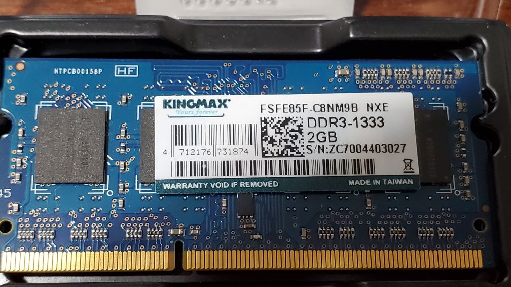 Модуль памяти для ноутбука 2GB DDR3 1333MHz so-dimm