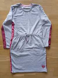 Sukienka dresowa dla dziewczynki- rozmiar: 152