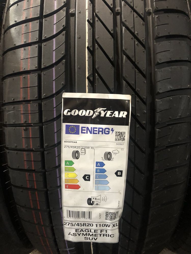 275/45/20 R20 Goodyear Eagle F1 Asymmetric SUV 4шт нові