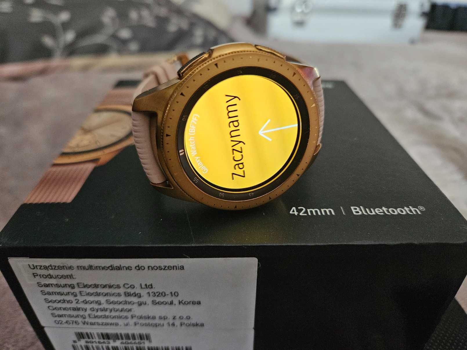 Galaxy Watch 42mm SM-R810 złoty piękny!
