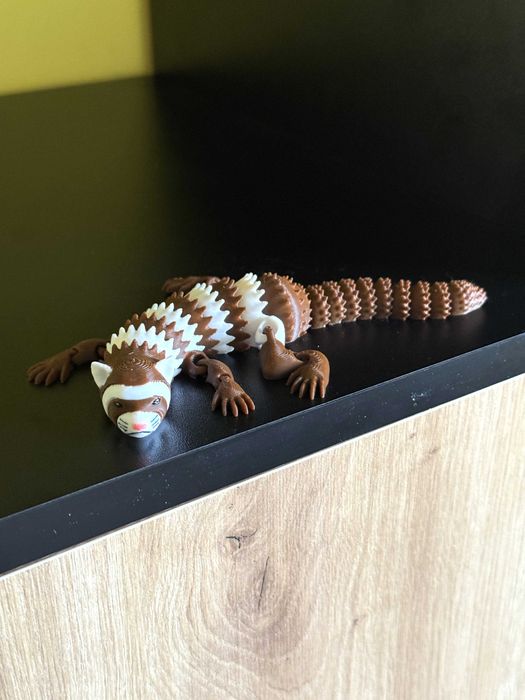 Fretka przegubowa 3D – elastyczna figurka antystresowa, realistyczna